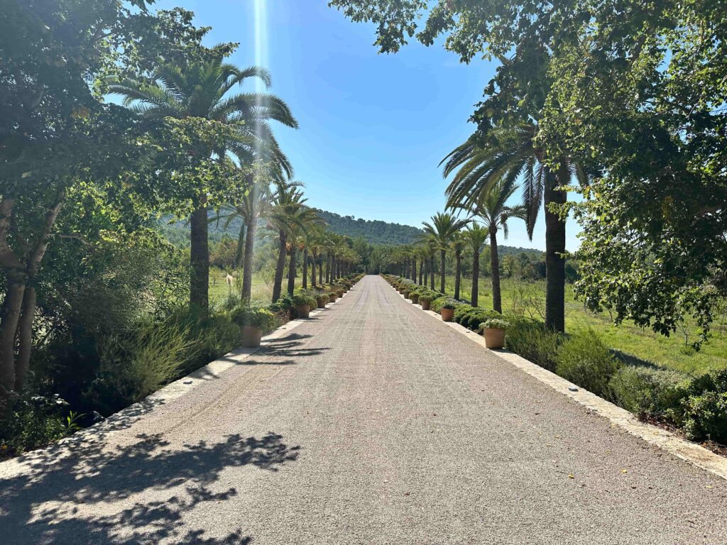 Castell Son Claret Mallorca Einfahrt