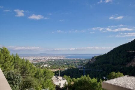 Luxusvilla mit Meerblick in Son Vida Mallorca kaufen Ausblick auf Palma