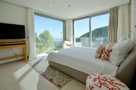 Luxusvilla mit Meerblick in Son Vida Mallorca kaufen Schlafzimmer mit Meerblick 2
