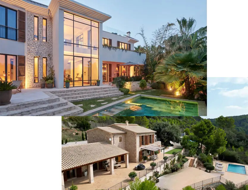 Immobilientypen Mallorca Villa und Finca
