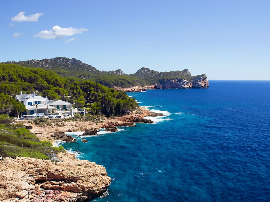 Beste Buchten der Wesküste Palma de Mallorca, Spanien