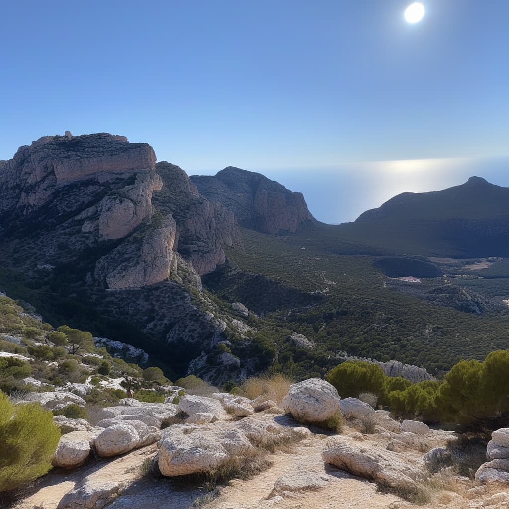 Tramuntana Gebirge Mallorca