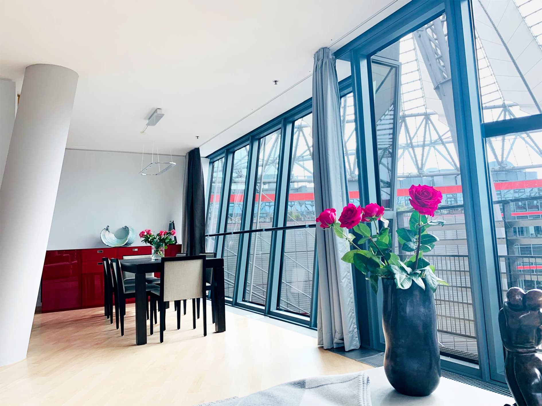 Potsdammer Platz im Sony Center Ausblick