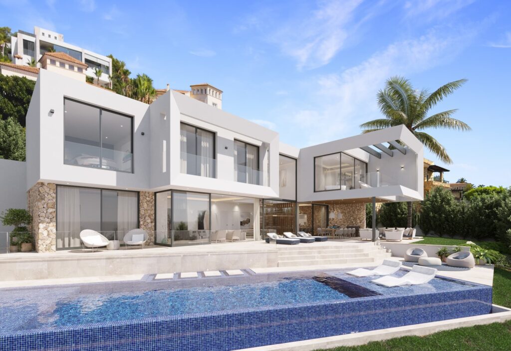 Moderne Luxus villa in Santa Ponsa Mallorca kaufen fur 9.89 Millionen Euro 02 POOL