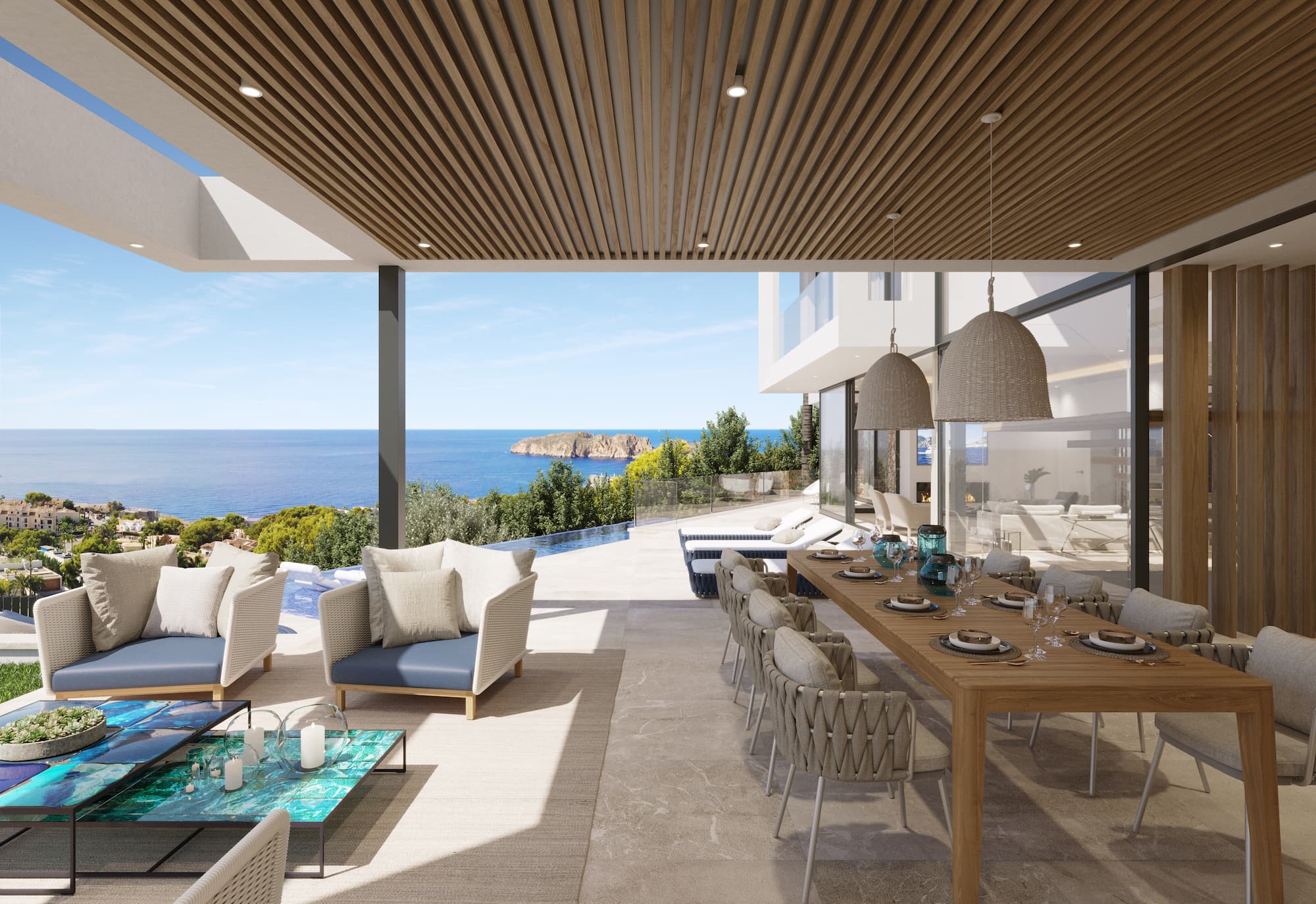 Moderne Luxus villa in Santa Ponsa Mallorca kaufen fur 9.89 Millionen Euro 03 PORCHE