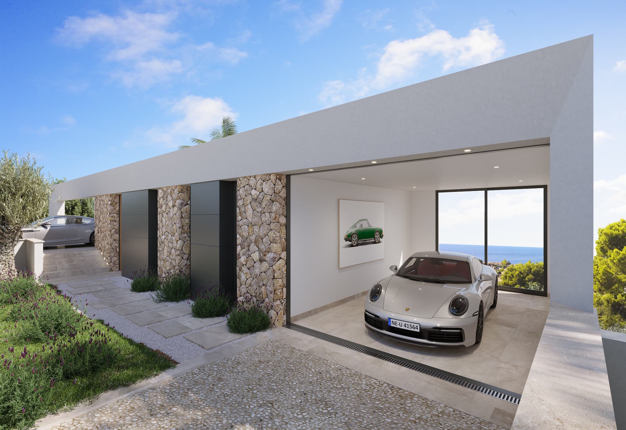 Moderne Luxus villa in Santa Ponsa Mallorca kaufen fur 9.89 Millionen Euro 06 ENTRADA