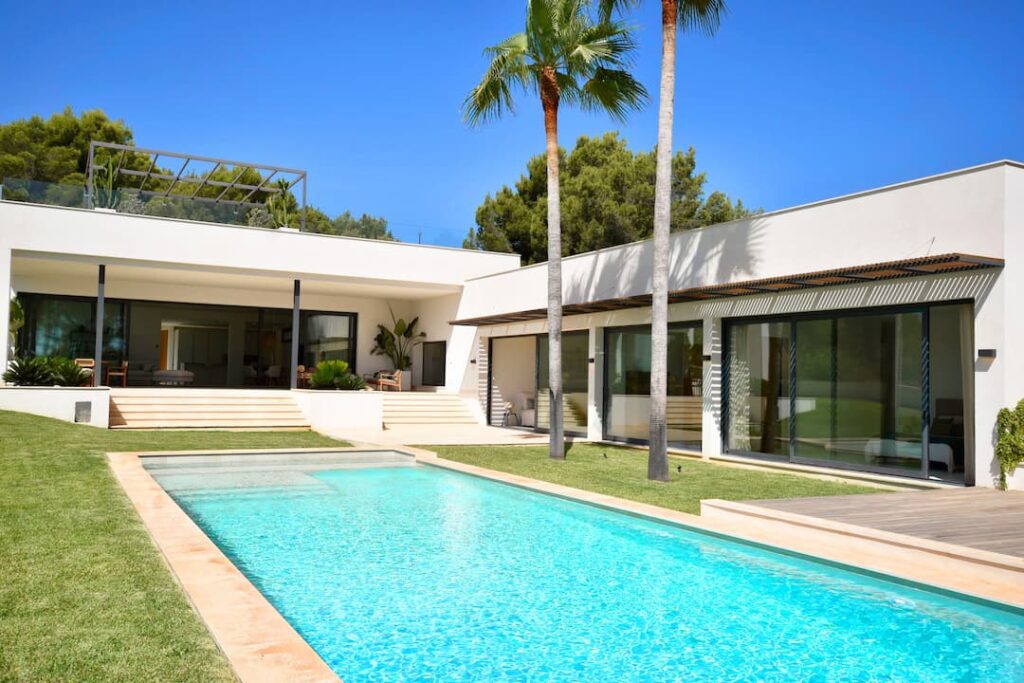 Moderne Villa in bester Lage Son Vida Mallorca kaufen Ansicht