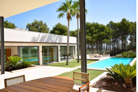 Moderne Villa in bester Lage Son Vida Mallorca kaufen Terrasse