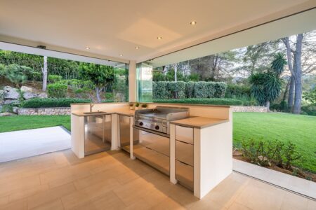 Villa in Son Vida Mallorca kaufen mit Golfplatzblick und Pool0 BBQ