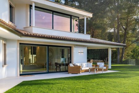 Villa in Son Vida Mallorca kaufen mit Golfplatzblick und Pool5 Gartenlounge