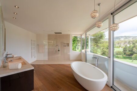 Villa in Son Vida Mallorca kaufen mit Golfplatzblick und PoolVilla in Son Vida Mallorca kaufen mit Golfplatzblick und Pool Master-Badezimmer