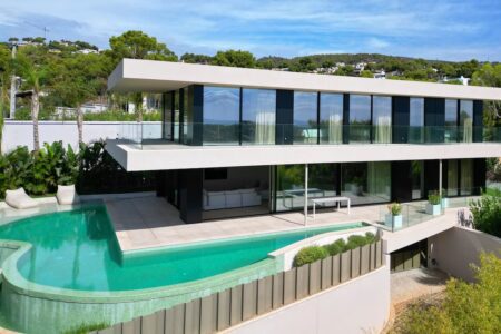 Luxus Villa in Costa den Blanes Mallorca mit Meerblick kaufen Ansicht