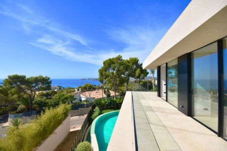 Luxus Villa in Costa den Blanes Mallorca mit Meerblick kaufen Ausblick