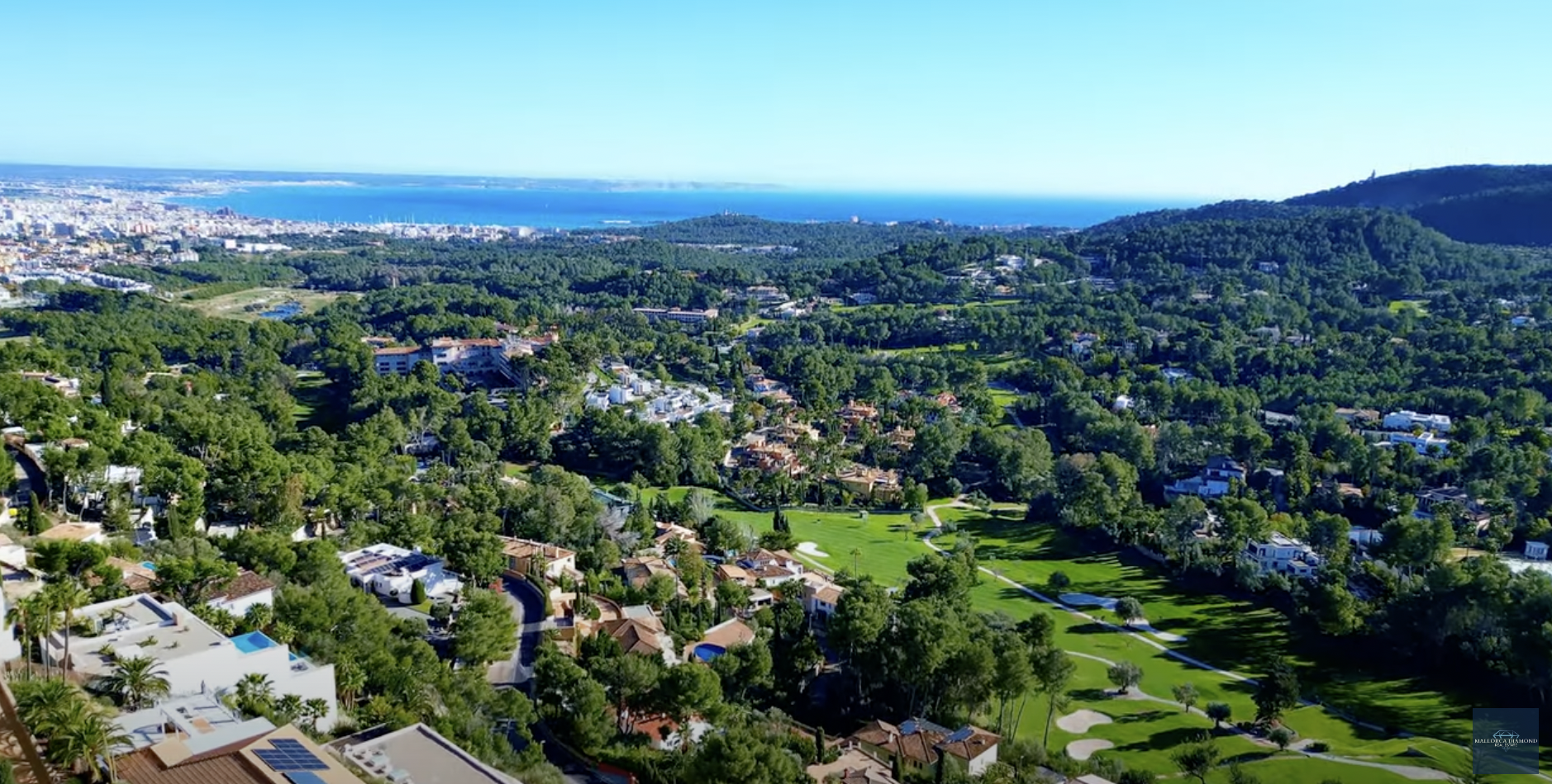 Son Vida Blick auf das Meer Mallorca
